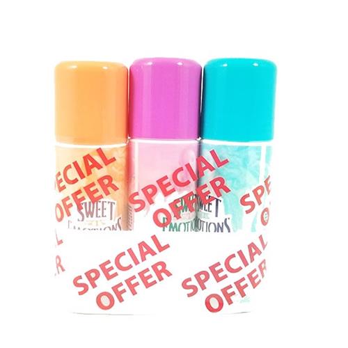 Sweet Emotions 3pk Roll On Assorted Scents
