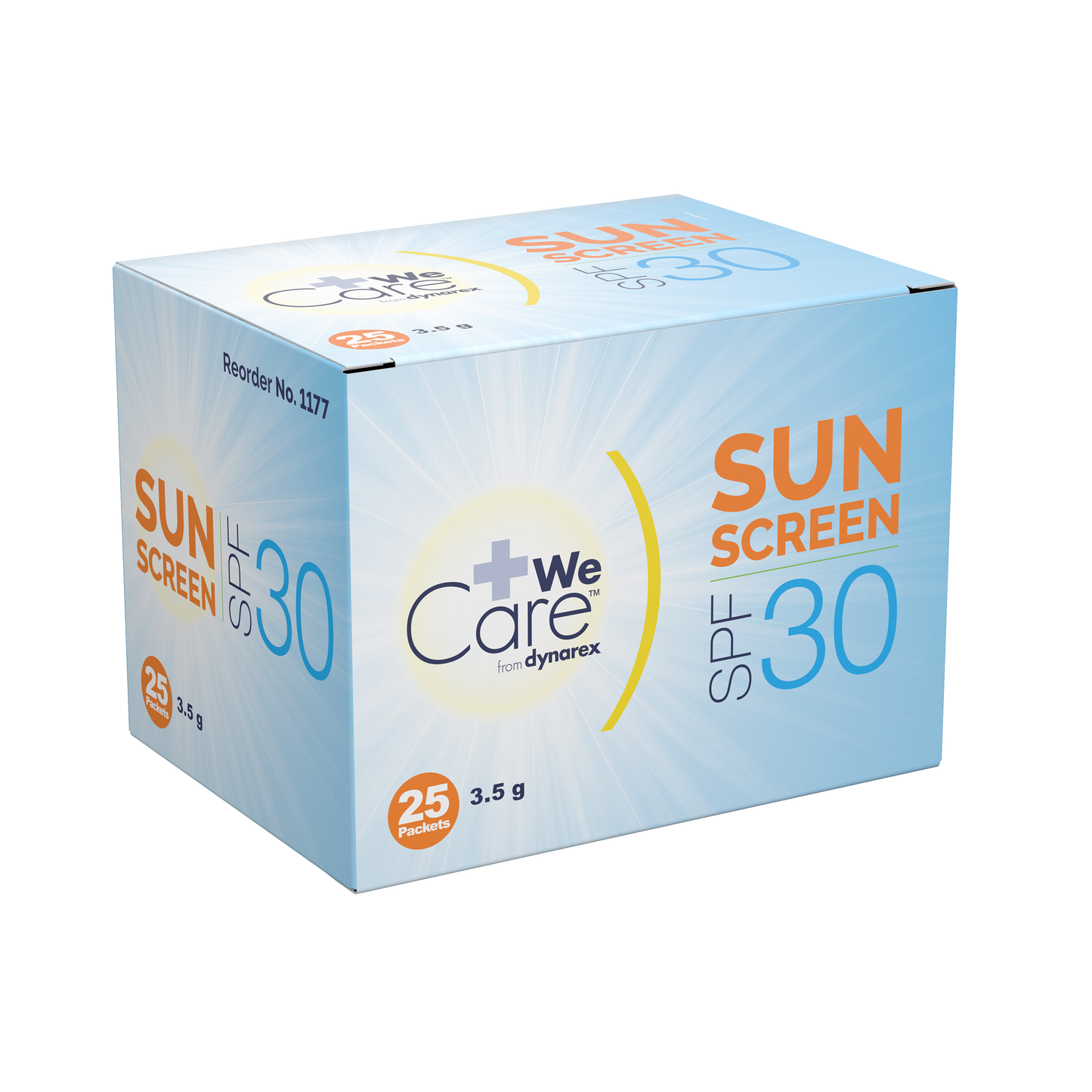 Dynarex WeCare Sunscreen - SPF 30 Individual Packets - 3.5 Grams - Senior.com Sunscreen