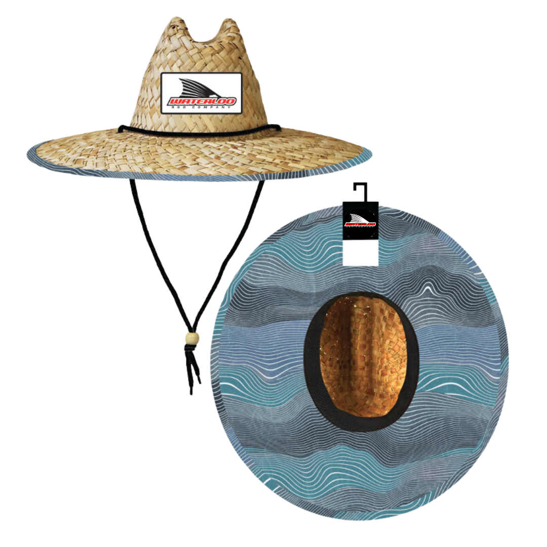 Waterloo Straw Hat -Slate with Tails Up Patch
