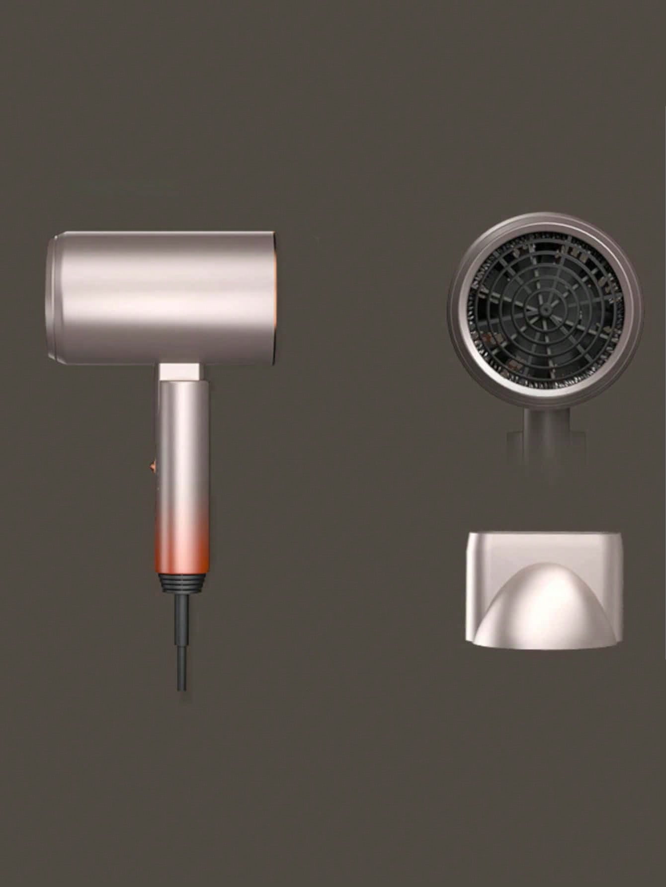 One Foldable Gradient Color Hair Dryer, Strong Wind, Suitable For Hair Drying, Styling, Clothes Drying, All Seasons