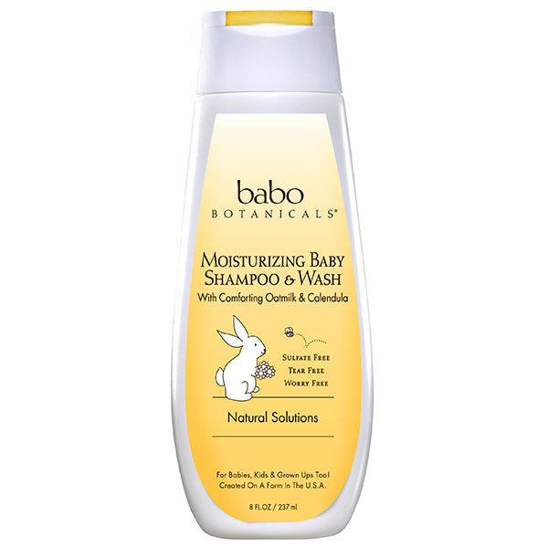 Babo Botanicals Moisturizing Baby Shampoo and Wash - Oatmilk (8 fl oz) #10072453
