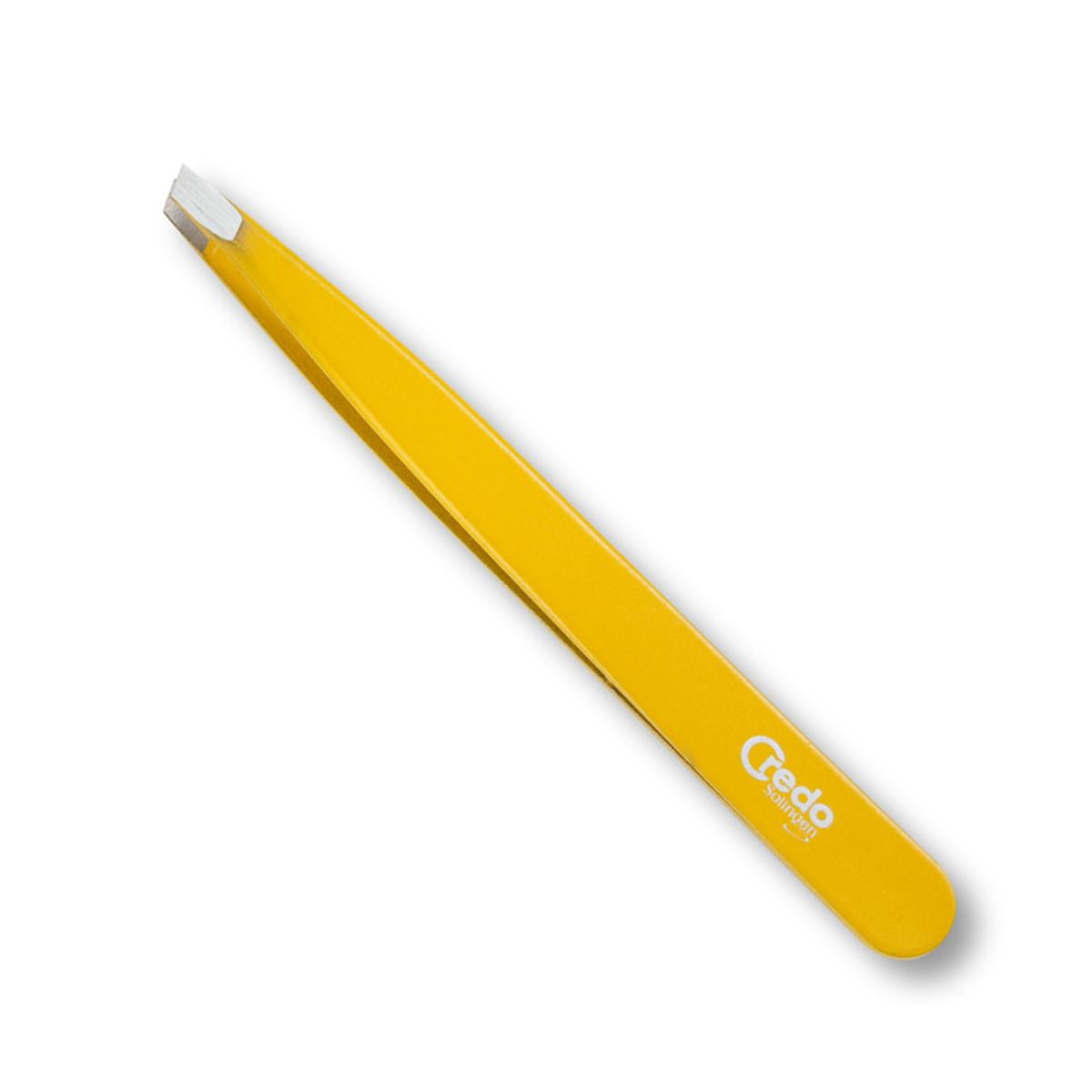 Credo Yellow Pop Art Slanted Tweezer #10081200