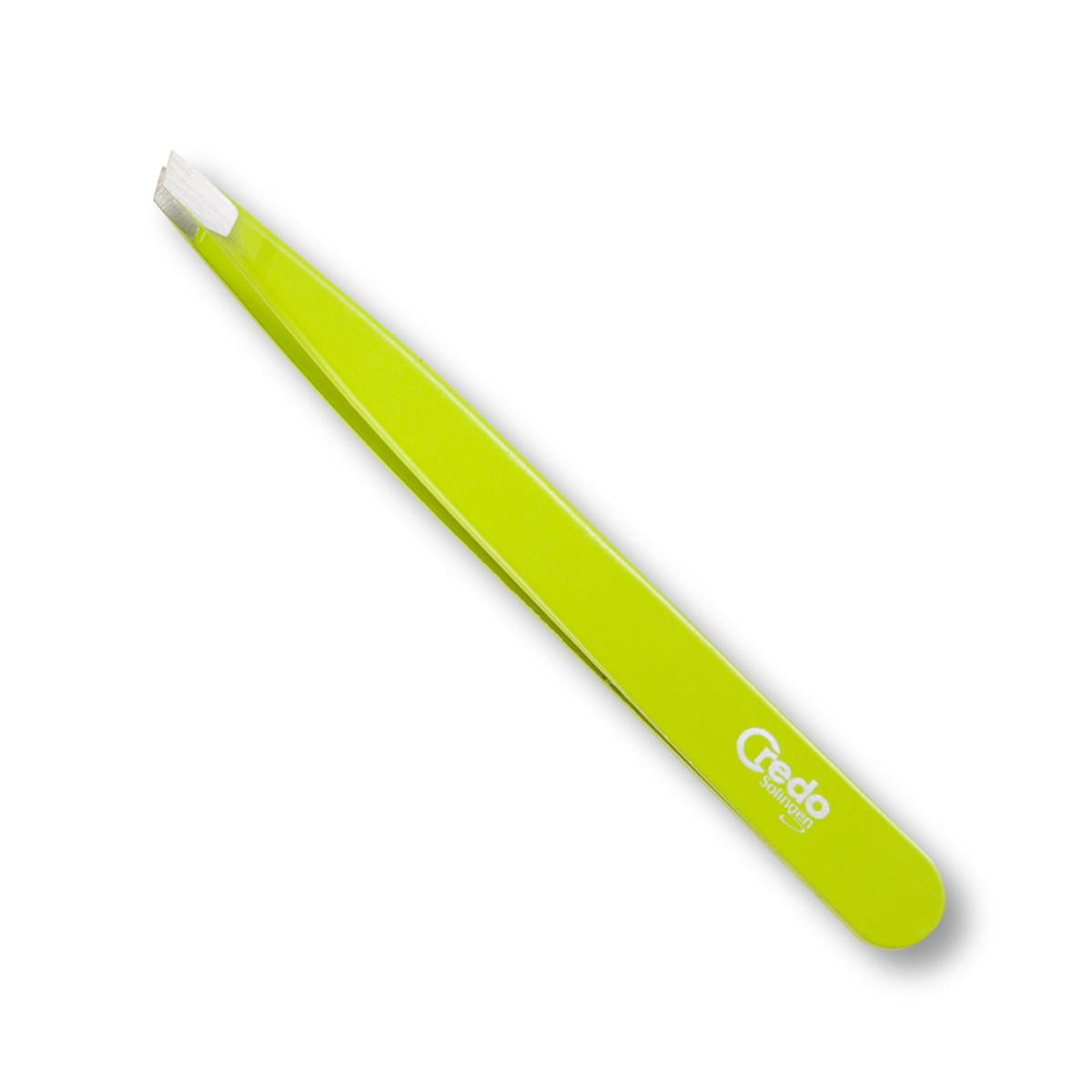 Credo Green Pop Art Slanted Tweezer #10081201