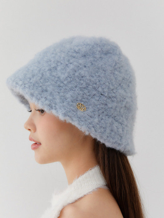 OVLA wool blended cotton candy knit bucket hat EmpressKorea