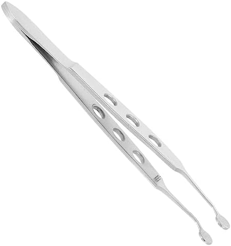 Eyelid Gland Tweezers Meibomian Gland Expressor Tool Stainless Steel Eyelid Massage Tweezers Professional Eyelid Forceps High Precision Tweezer Tools for Dry Eyes