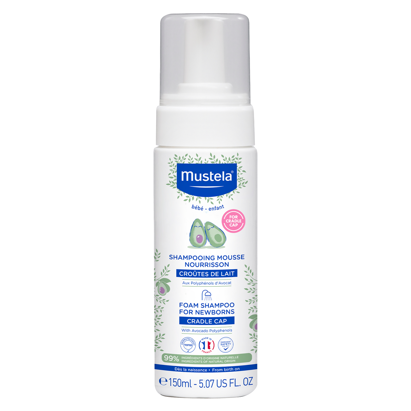 Mustela Foam Shampoo for Newborns