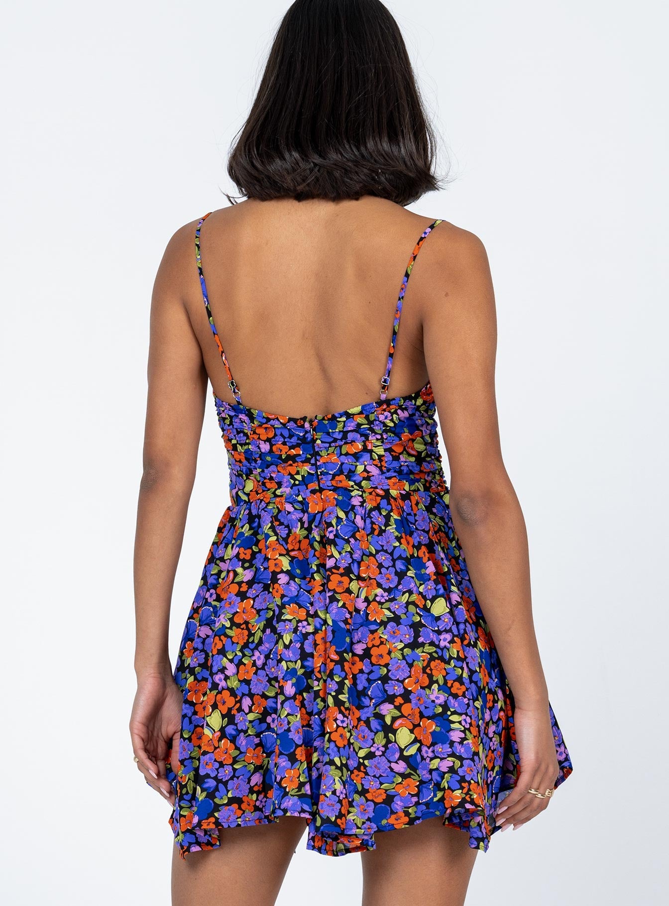 Barrett Mini Dress Dark Floral