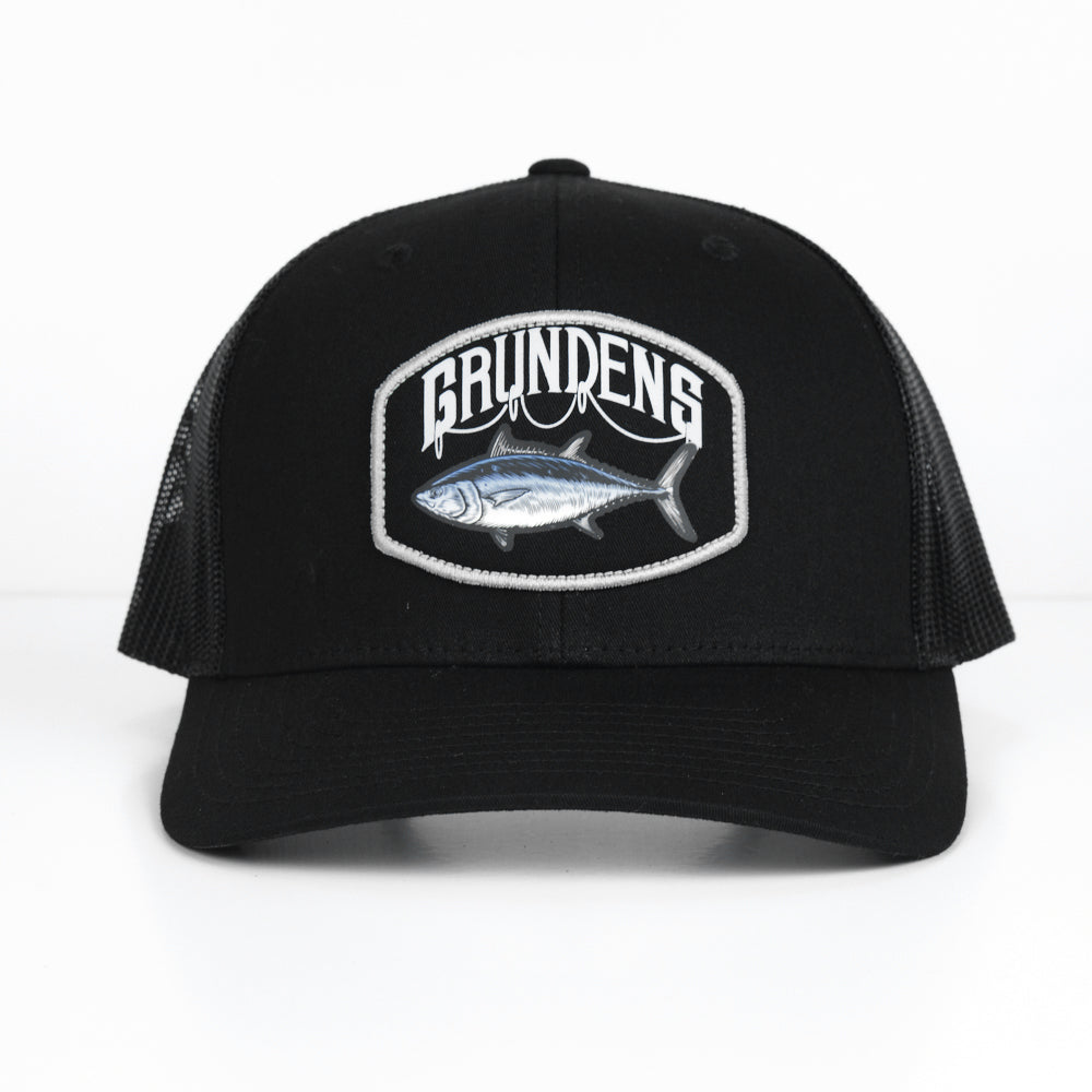 GRUNDENS BLUEFIN TRUCKER HAT BLACK