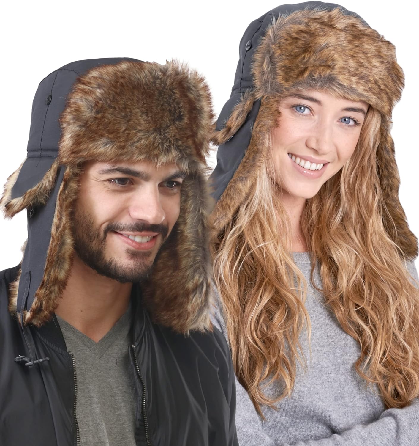 Ushanka hat - Headwear - Winter Trapper Hat - Russian Ushanka Trooper Aviator Hats for Men & Women - Snow Eskimo Hat with Ear Flaps - Premium Bomber Hats from Concordia Style Boutique - Just $32.43! Shop now at Concordia Style Boutique