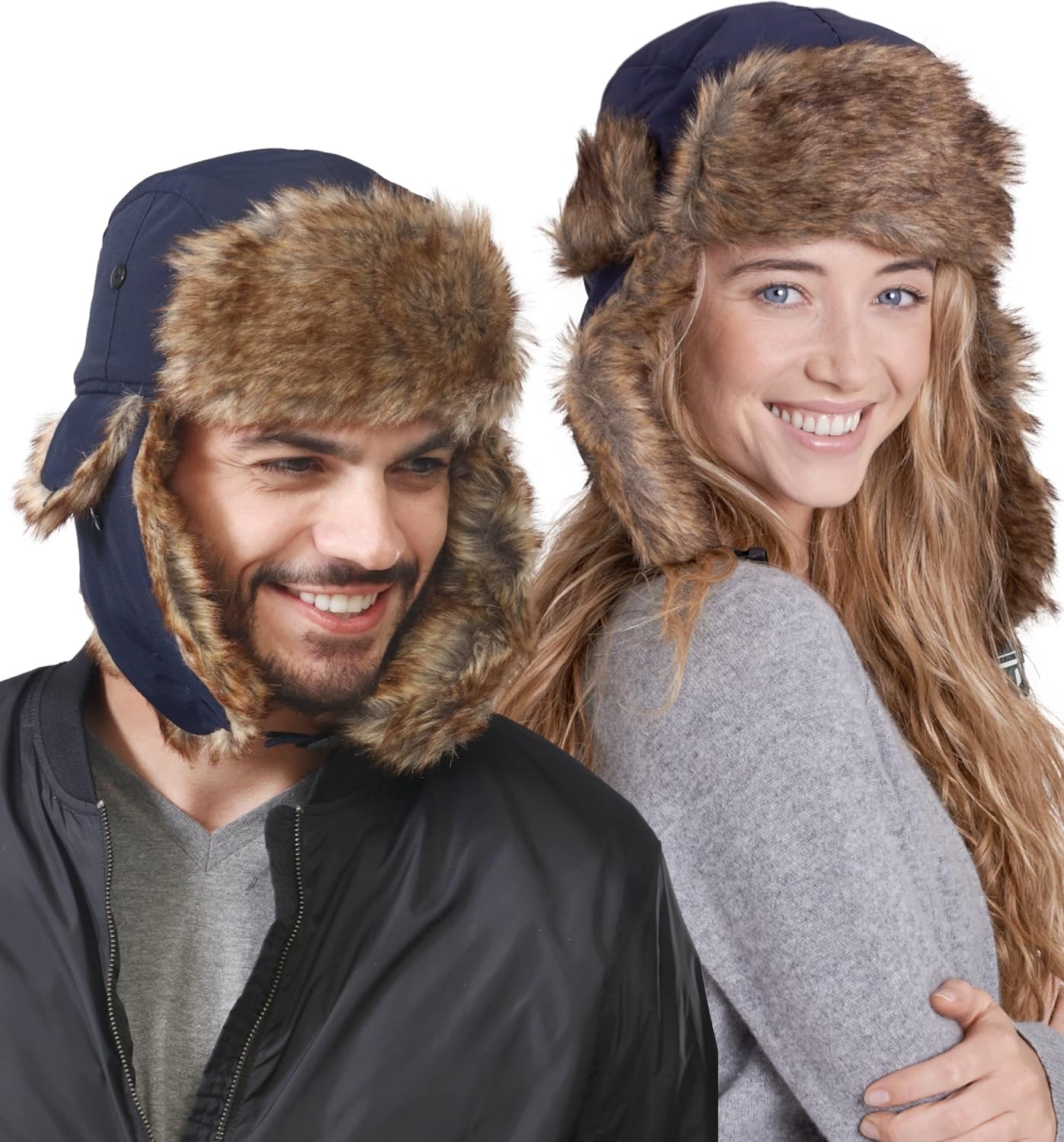 Ushanka hat - Headwear - Winter Trapper Hat - Russian Ushanka Trooper Aviator Hats for Men & Women - Snow Eskimo Hat with Ear Flaps - Premium Bomber Hats from Concordia Style Boutique - Just $32.43! Shop now at Concordia Style Boutique