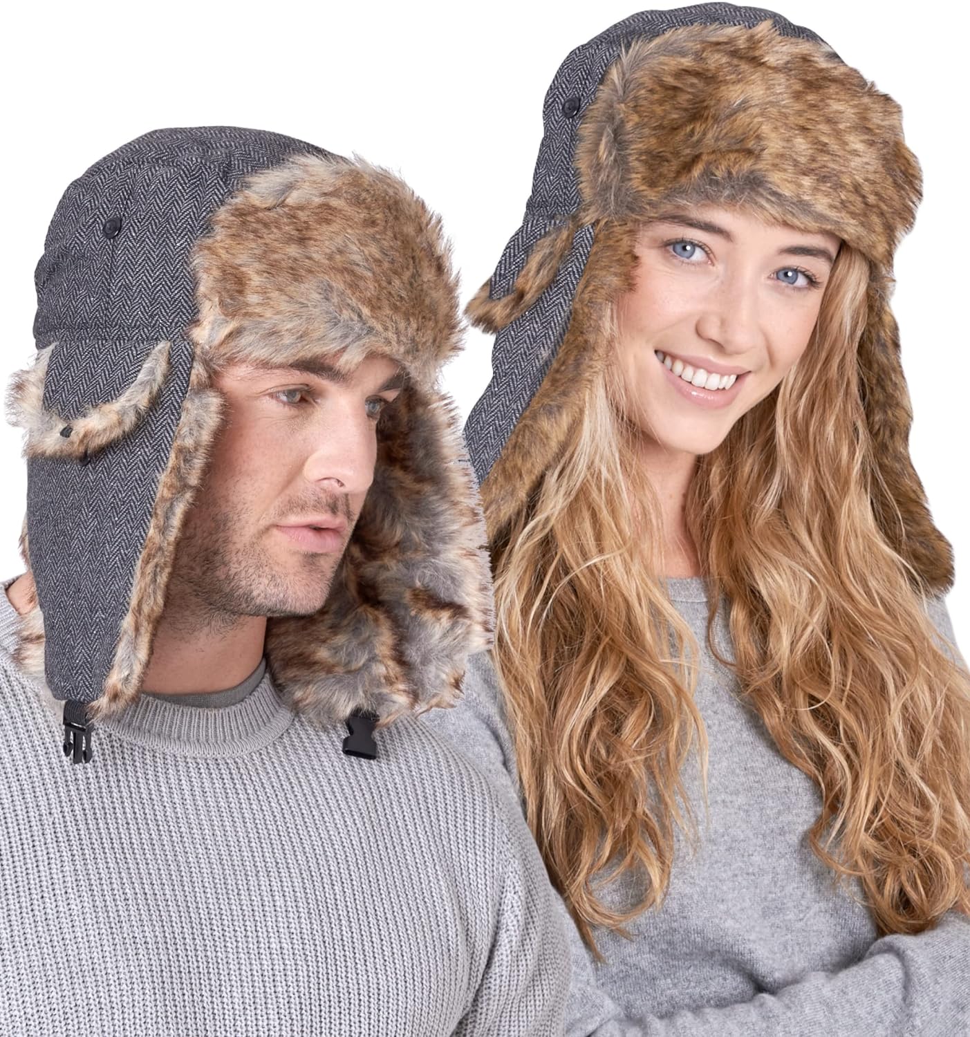 Ushanka hat - Headwear - Winter Trapper Hat - Russian Ushanka Trooper Aviator Hats for Men & Women - Snow Eskimo Hat with Ear Flaps - Premium Bomber Hats from Concordia Style Boutique - Just $32.43! Shop now at Concordia Style Boutique