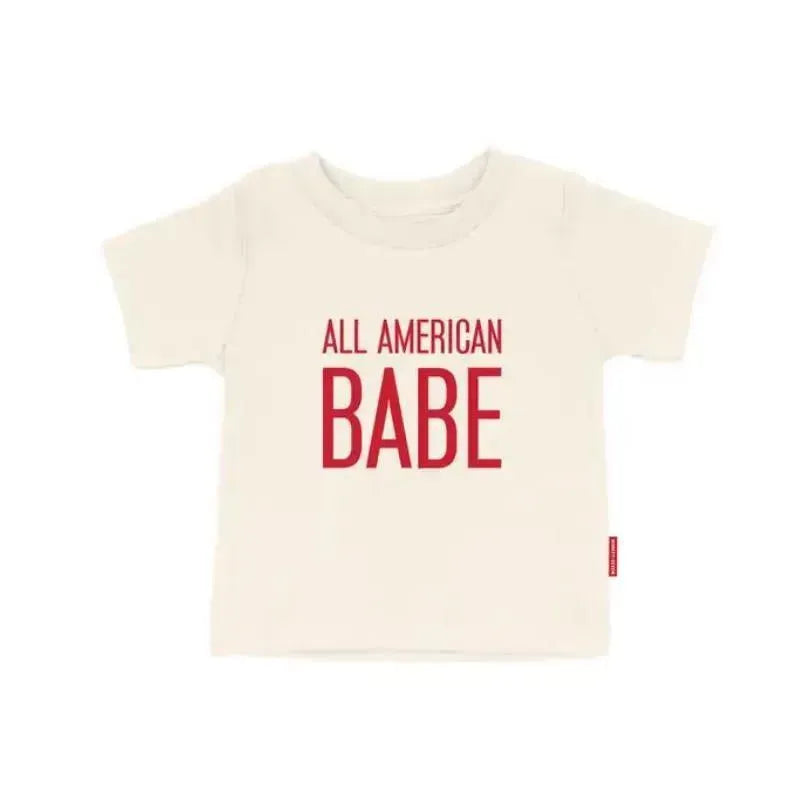 97 Design & Co - All American Babe Kids T-Shirt, 4th of July