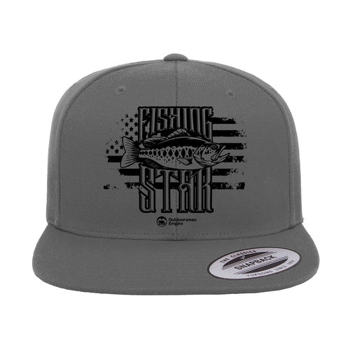 Fishing Star Flat Bill Cap