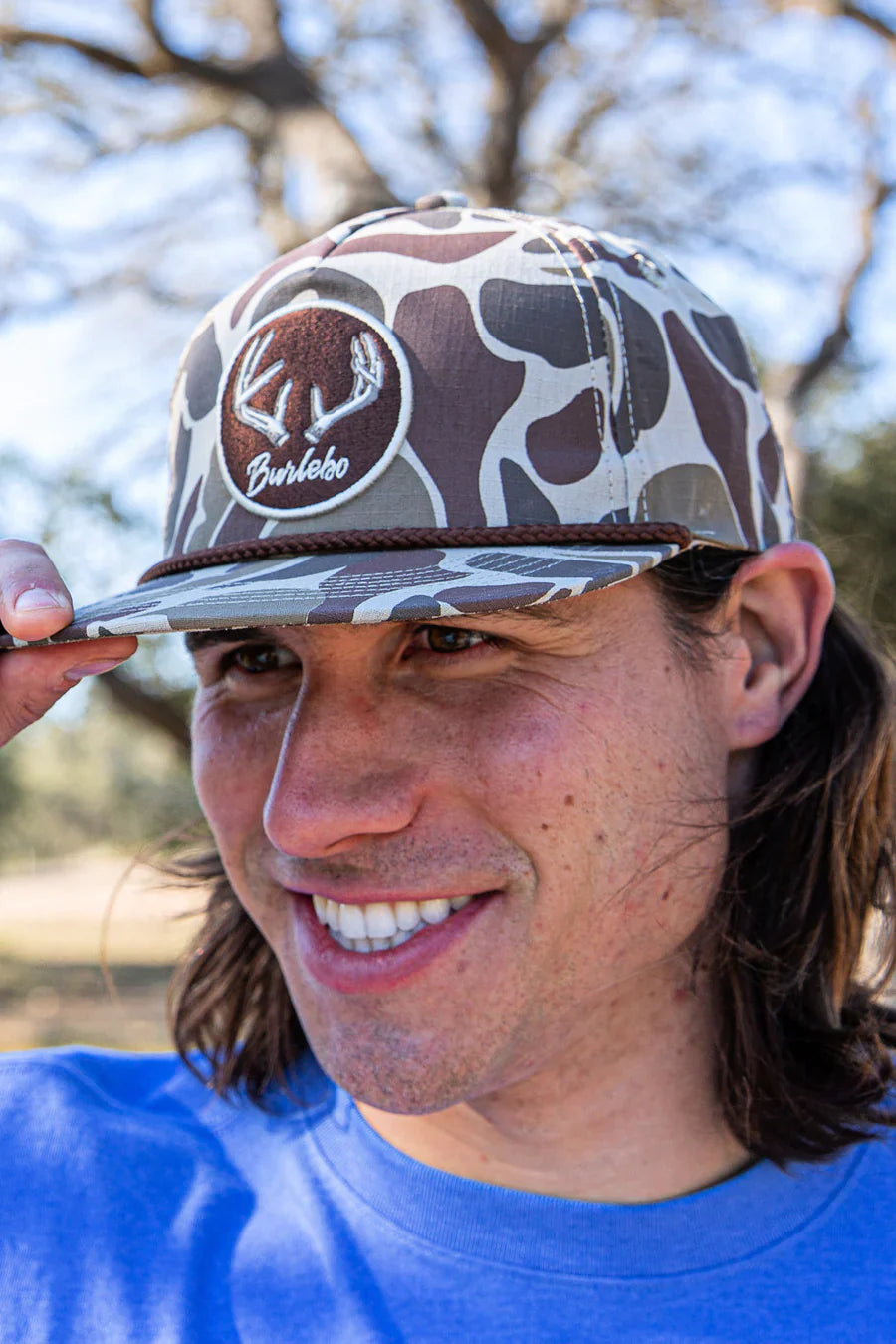 Classic Camo Antler Patch Cap