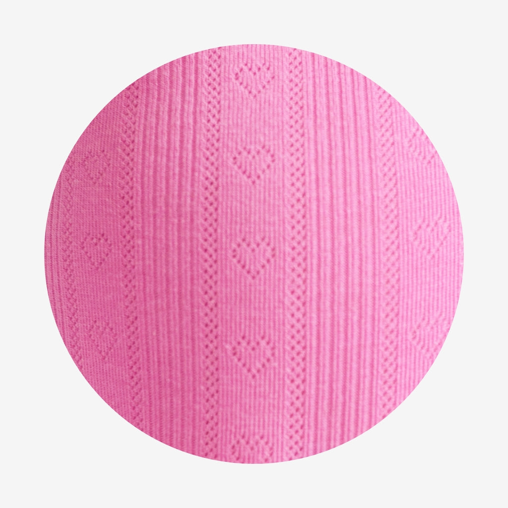 Cruisin' Pink Pointelle Twirl Dress