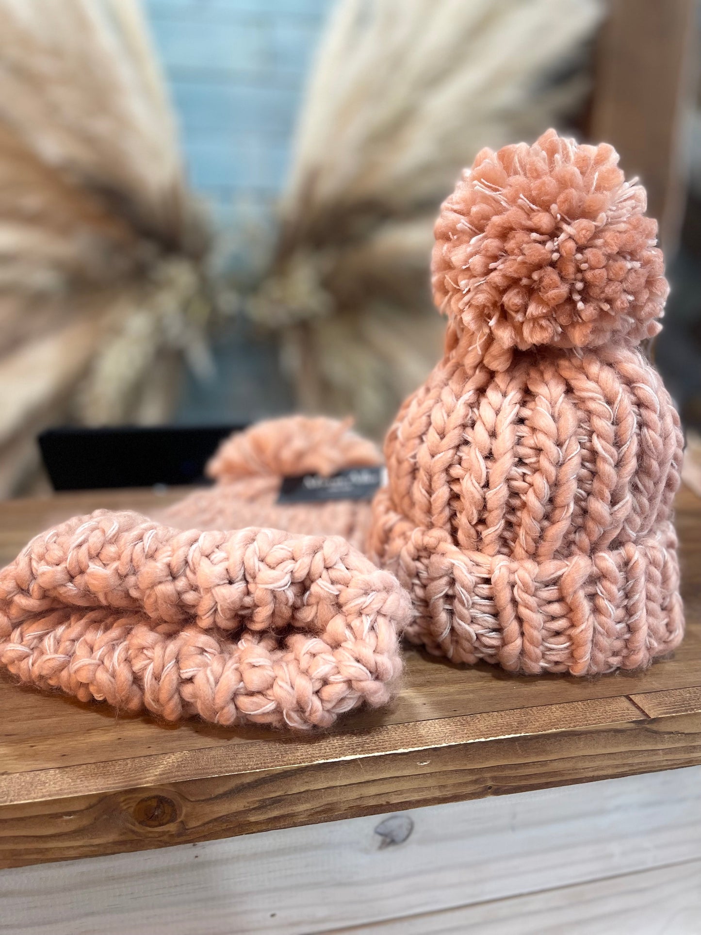 Chunky knit hat