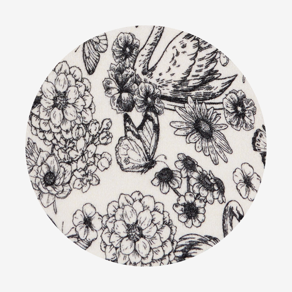 Junie Long Sleeve Tulle Skirt Bodysuit Dress