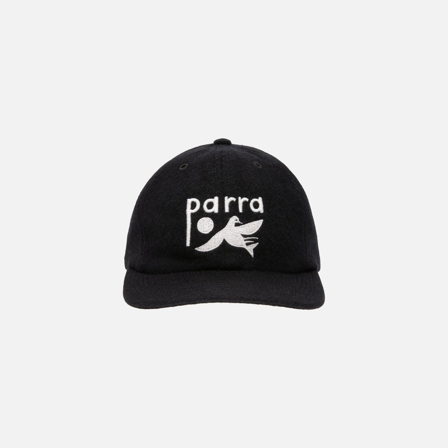 by Parra Bird Dodging Ball 6 Panel Cap - Black