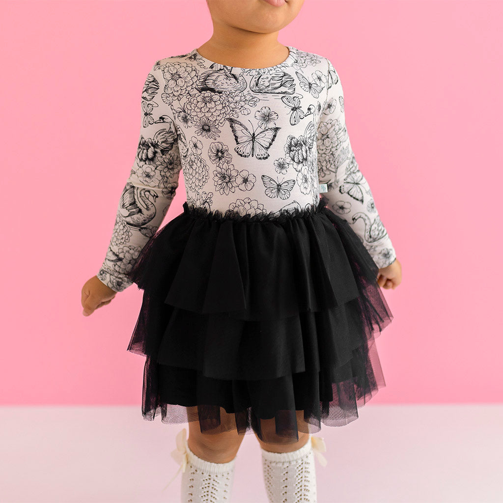 Junie Long Sleeve Tulle Dress