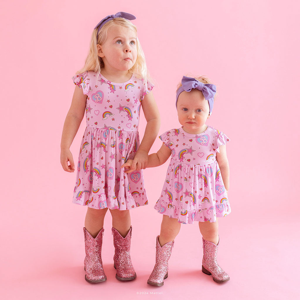 Barbie™ Star Power Ruffled Twirl Bodysuit Dress