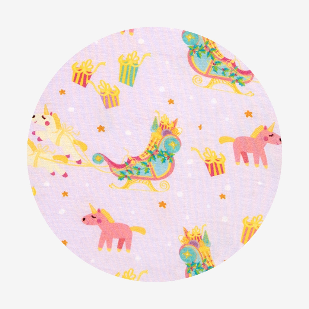 Glitterville™ Parisian Sleigh Long Sleeve Twirl Skirt Bodysuit