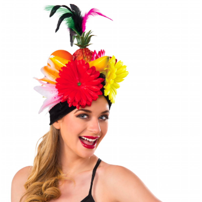 Costume Grade Latex Tropical Fruit Hat