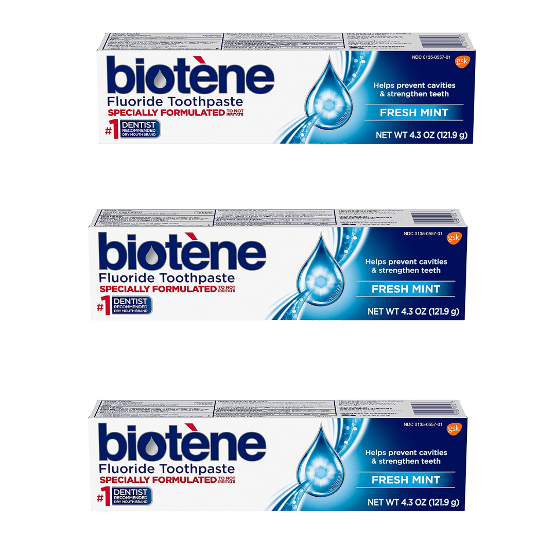 Biotene Fluoride Toothpaste for Dry Mouth Symptoms & Bad Breath Treatment - Senior.com Toothpaste
