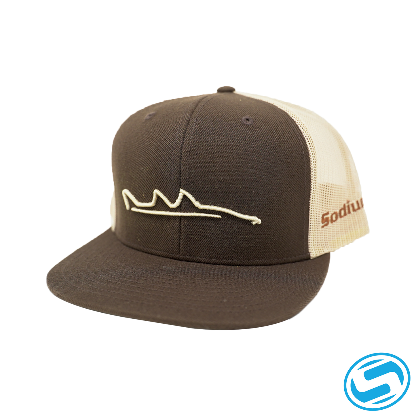 Men's Sodium Popping Snook Trucker Adjustable Flat Bill Hat