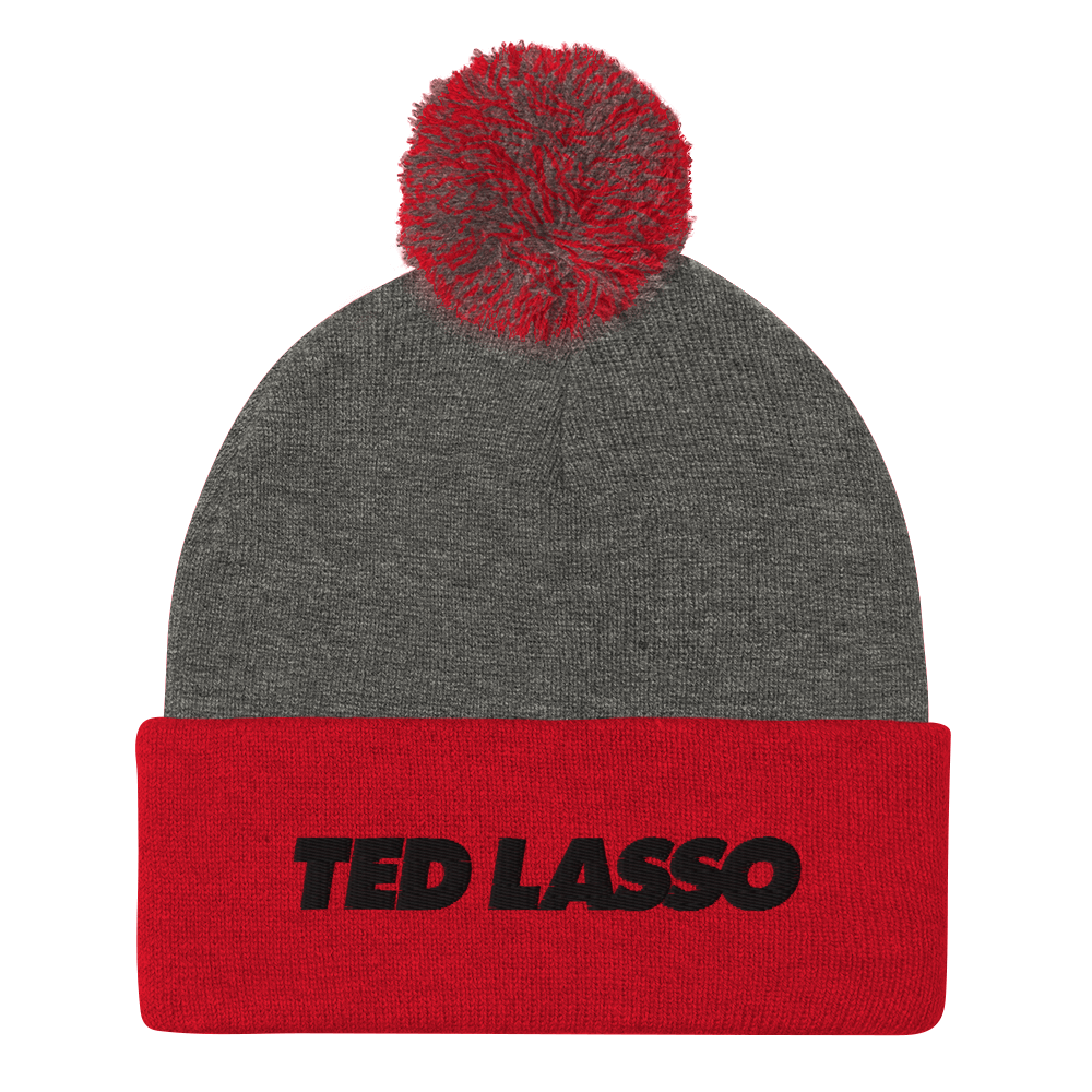 Ted Lasso Logo Pom Pom Knit Beanie