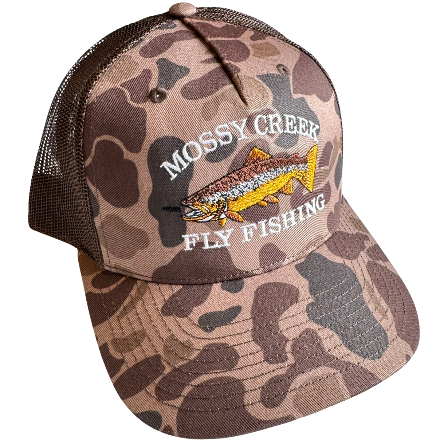 Mossy Creek Vintage Logo Trucker Bark Duck Camo