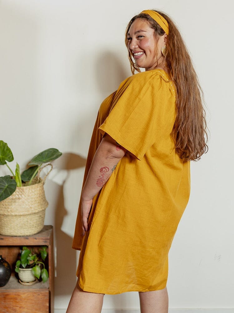 Alexis Mini Dress - Turmeric