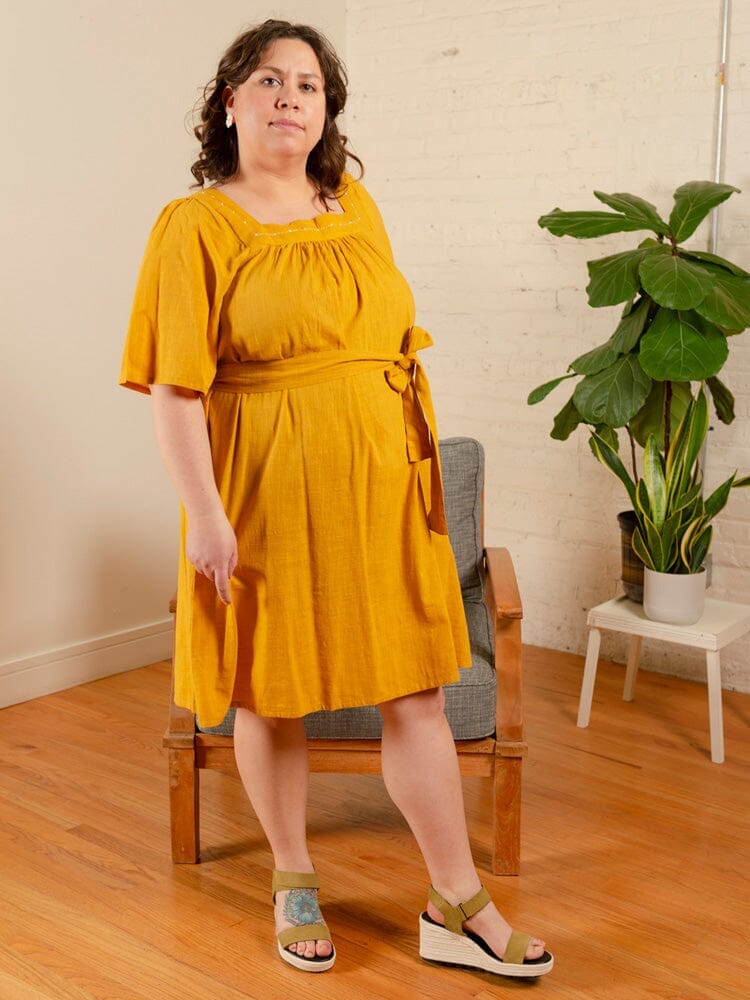 Alexis Mini Dress - Turmeric