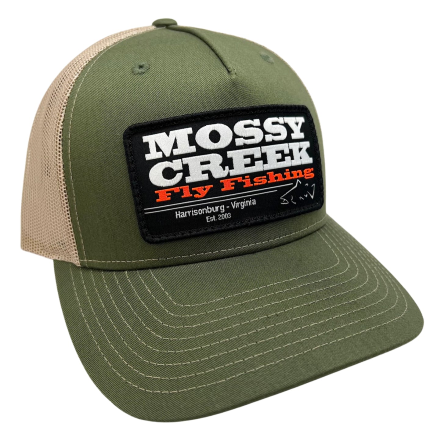 Mossy Creek Patch Trucker Army Olive/Tan