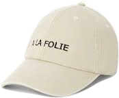 Heavenly London Beige 100% Cotton A La Folie Heavenly Baseball Cap One Size