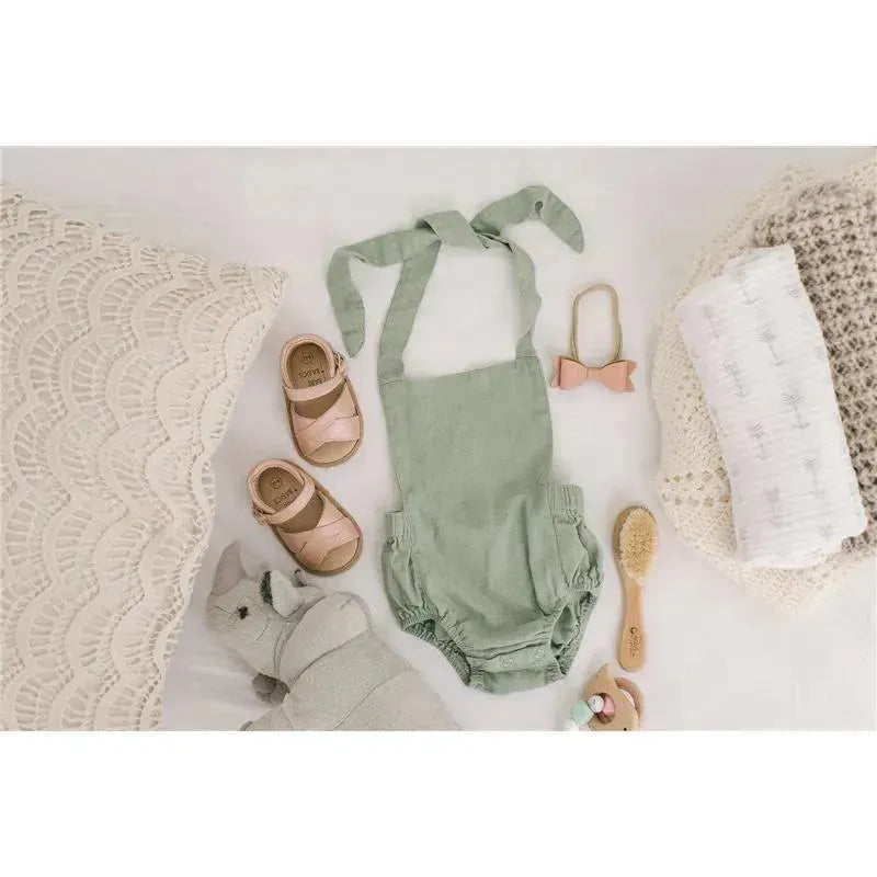 Babe Basics - Summer Baby Romper, Sage
