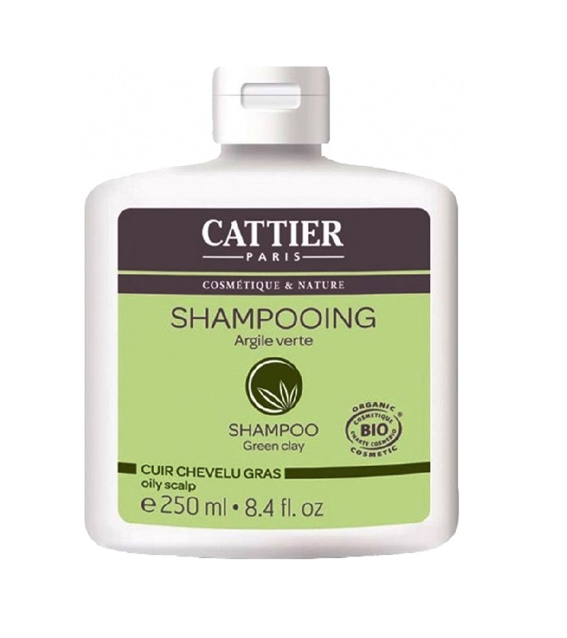 Cattier Organic Green Clay Oily Scalp Shampoo - 250 ml