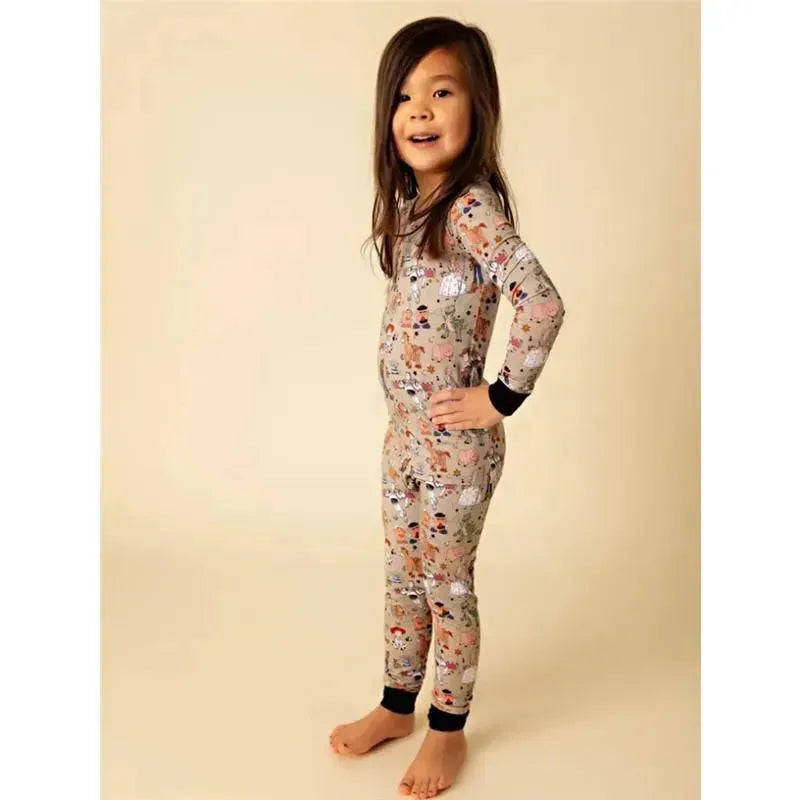 Ellie Sue - Baby Round Up Gang Bamboo Pajamas
