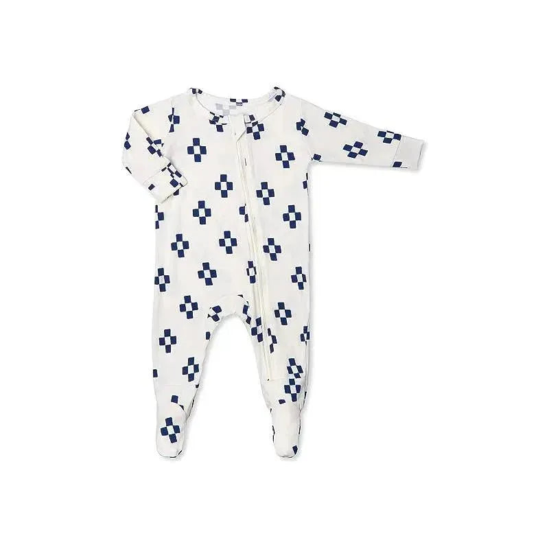 Everly Grey - Baby Neutral Footie, Navy