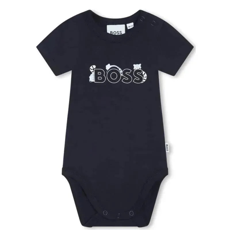 Hugo Boss Baby - 2Pk Baby Body Set, Navy/White