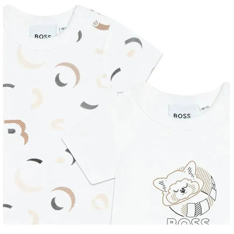 Hugo Boss Baby - 2Pk Baby Onesies, White