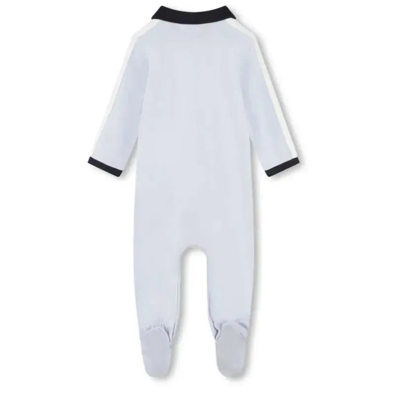 Hugo Boss Baby - Boy Polo Footie, Light Blue