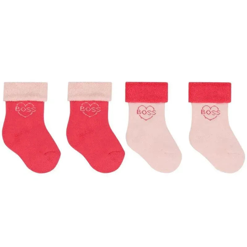 Hugo Boss Baby - Girls Socks, Pink Pale