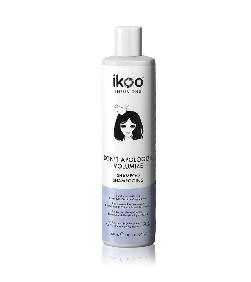 IKOO Don't Apologize, Volumize Hair Shampoo - 100 or 250 ml