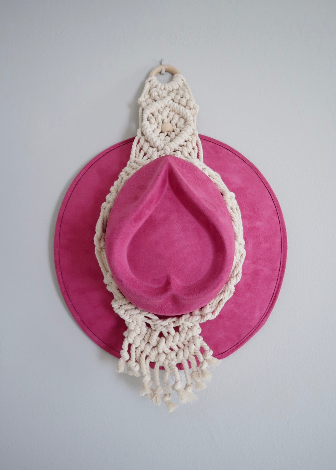 Boho Macrame Hat Hanger