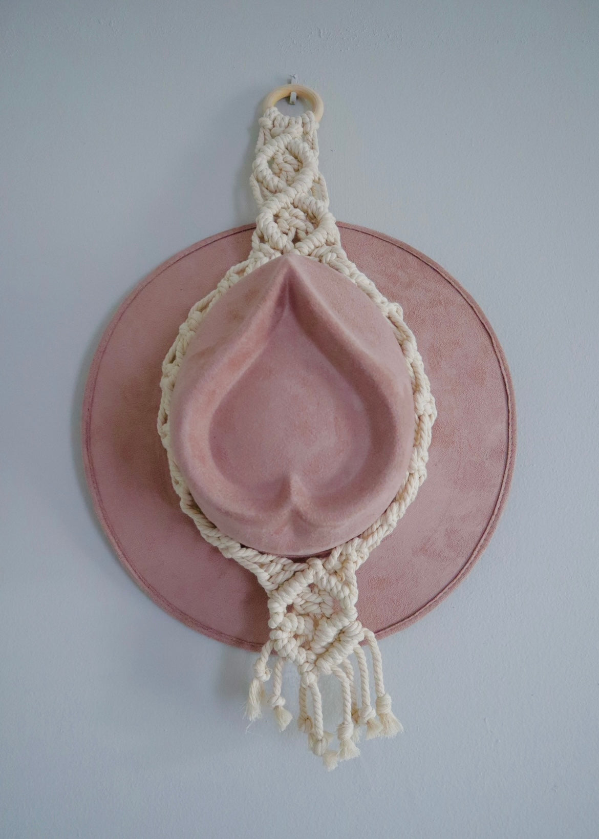 Boho Macrame Hat Hanger