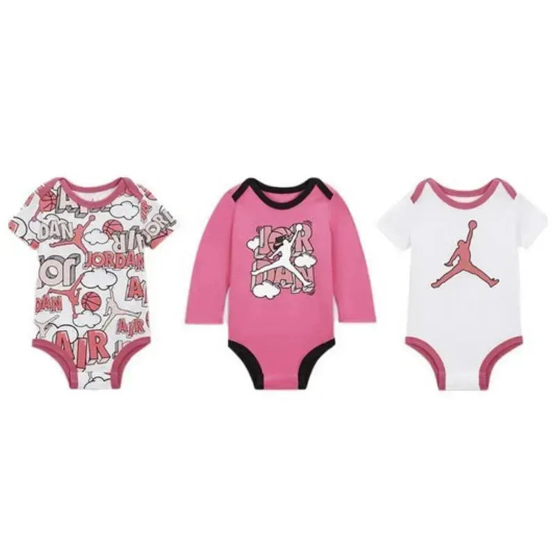 Jordan Baby - Girl Air Baby Girls Comic Bodysuit, Pink