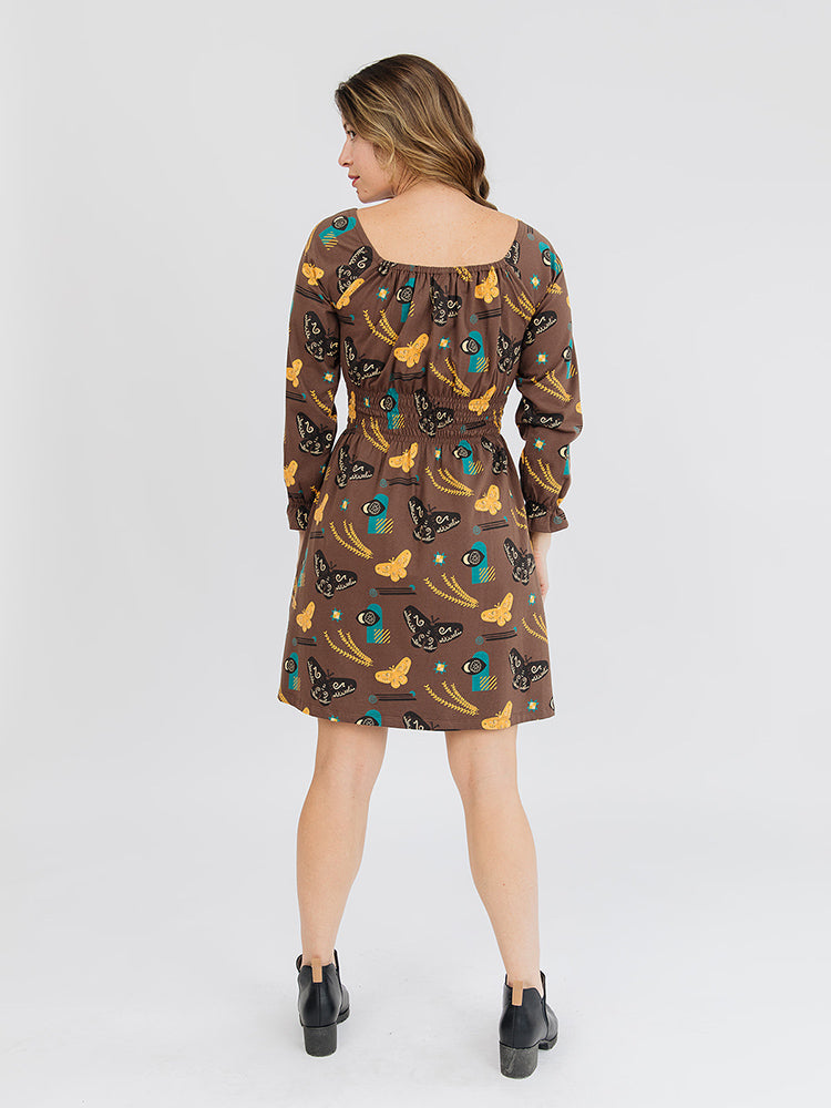 Juliet Autumn Quilt Mini Dress
