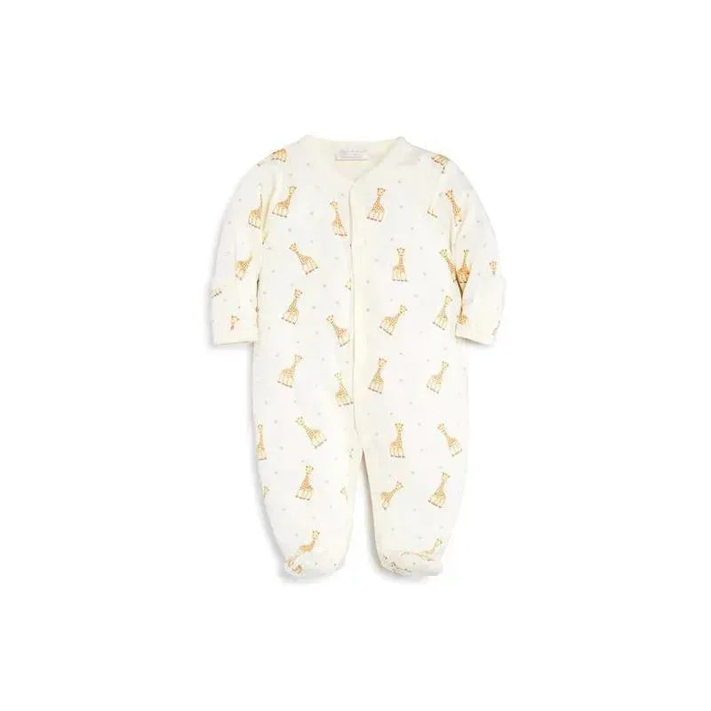 Kissy Kissy - Sophie La Girafe Print Footie, Ecru
