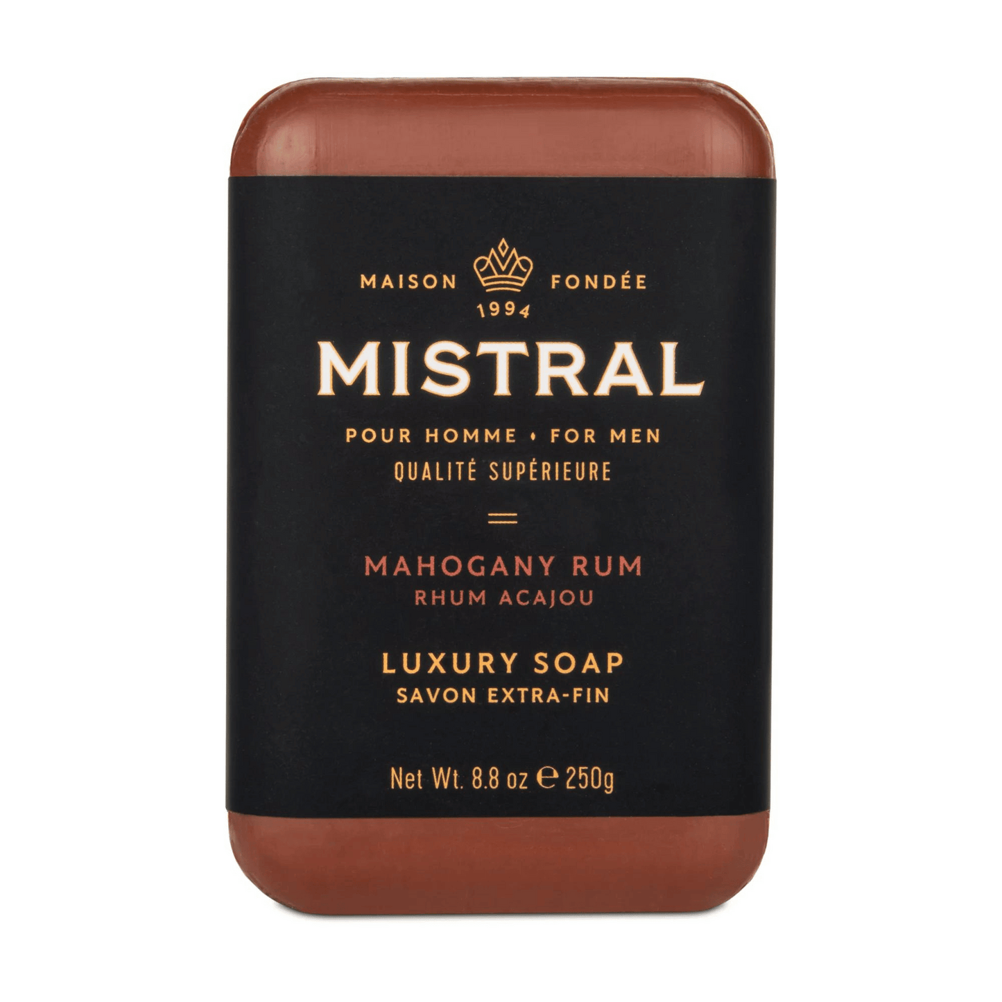 Mistral Mens Mahogany Rum Bar Soap (250 g) #10087121