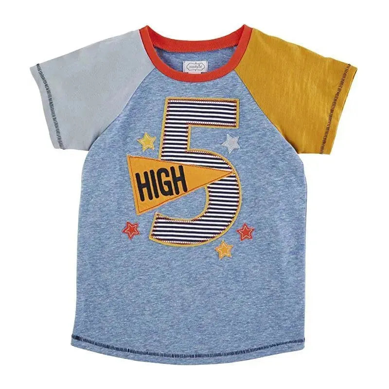 Mud Pie 5th Birthday Boy Tee